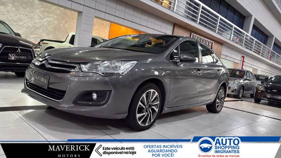 CITROËN C4 LOUNGE 1.6 EXCLUSIVE 16V TURBO FLEX 4P AUTOMÁTICO CITROËN C4 LOUNGE 1.6 EXCLUSIVE 16V TURBO FLEX 4P AUTOMÁTICO